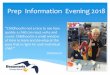 Prep Information Evening 2018 - Beaumaris Primary School