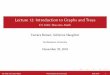 Lecture 12: Introduction to Graphs and Trees