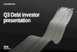Q1 Debt investor presentation