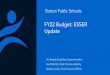 Update FY22 Budget: ESSER Boston Public Schools