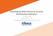Developing State Personal Income Distribution Statistics