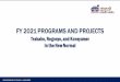 FY 2021 PROGRAMS AND PROJECTS