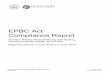 EPBC Act Compliance Report