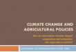 Climate Change and Agricultural Policies - FAO