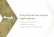 Deep Visual Learning on Hypersphere - Nvidia