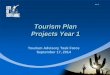 Tourism Plan Projects Year 1 - City of Scottsdale