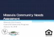 Missoula Community Needs Assessment