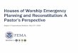Houses of Worship Emergency Planning and Reconstitution: A 