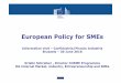 European Policy for SMEs - Confindustria Marche