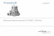Submersible pump C 3201, 50 Hz - Lenntech