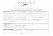 New Patient Health History Form - Kovacs Chiropractic