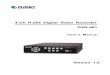 4-Ch H.264 Digital Video Recorder DVR-461 - PLANET