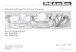 Miele G 5570 Dishwasher User Guide Manual Operating 