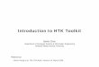 Introduction to HTK Toolkit - berlin.csie.ntnu.edu.tw