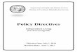 Policy Directives