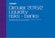Circular 2015/2 Liquidity risks banks