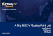 A Tiny RISC-V Floating-Point Unit - PULP platform