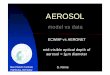 ECWMF vs AERONET mid-visible optical depth of aerosol > 1 