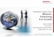 Integrated Supply Chain Mission: Partnering For Growth