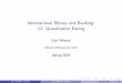 International Money and Banking: 13. Quantitative Easing