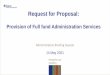 Request for Proposal - EPPF