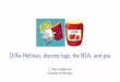 Diffie-Hellman, discrete logs, the NSA, and you
