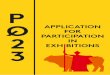 PQ APPLICATION FOR PARTICIPATION 2 EXH BITIONS IN 3