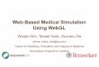 Web-Based Medical Simulation Using WebGL