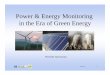 Power & Energy Monitoring - Weschler