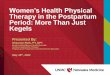 Women’s Health Physical Therapy in the Postpartum Period 