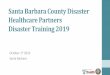 Santa Barbara County Disaster Healthcare Partners Disaster 
