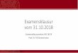 Examensklausur vom 31.10 - uni-trier.de