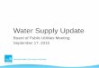 BPU Water Supply Update 09172015