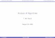 Analysis of Algorithms - Undergraduate Courses | Computer Science
