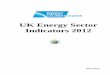 UK ENERGY SECTOR INDICATORS