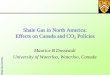 Shale Gas in North America: Effects on Canada and CO2 Policies