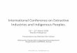 International Conference on Extractive Industries