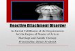Reactive Attachment Disorder - Adler Graduate School