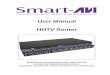 User Manual HDTV Router