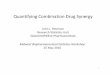 Quantifying Combination Drug Synergy - MBSW