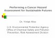 Performing a Cancer Hazard Assessment for Sustainable Futures