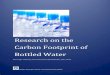 Research on the Carbon Footprint of Bottled Water
