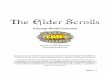 The Elder Scrolls for Savage Worlds v1.1 - The Journeyman GM