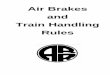 Air Brakes and Train Handling Rules