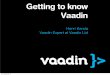 Getting to know Vaadin