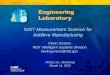 NIST Measurement Science for Additive Manufacturing