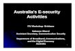 Australia's E-security Activities - ITU: Committed to connecting