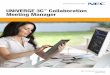 UNIVERGE 3C Collaboration Meeting Manager - NEC Enterprise Solutions