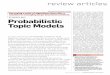 Probabilistic topic models - Computer Science Department at