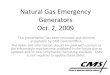 Natural Gas Emergency Generators - Senior Health Sciences